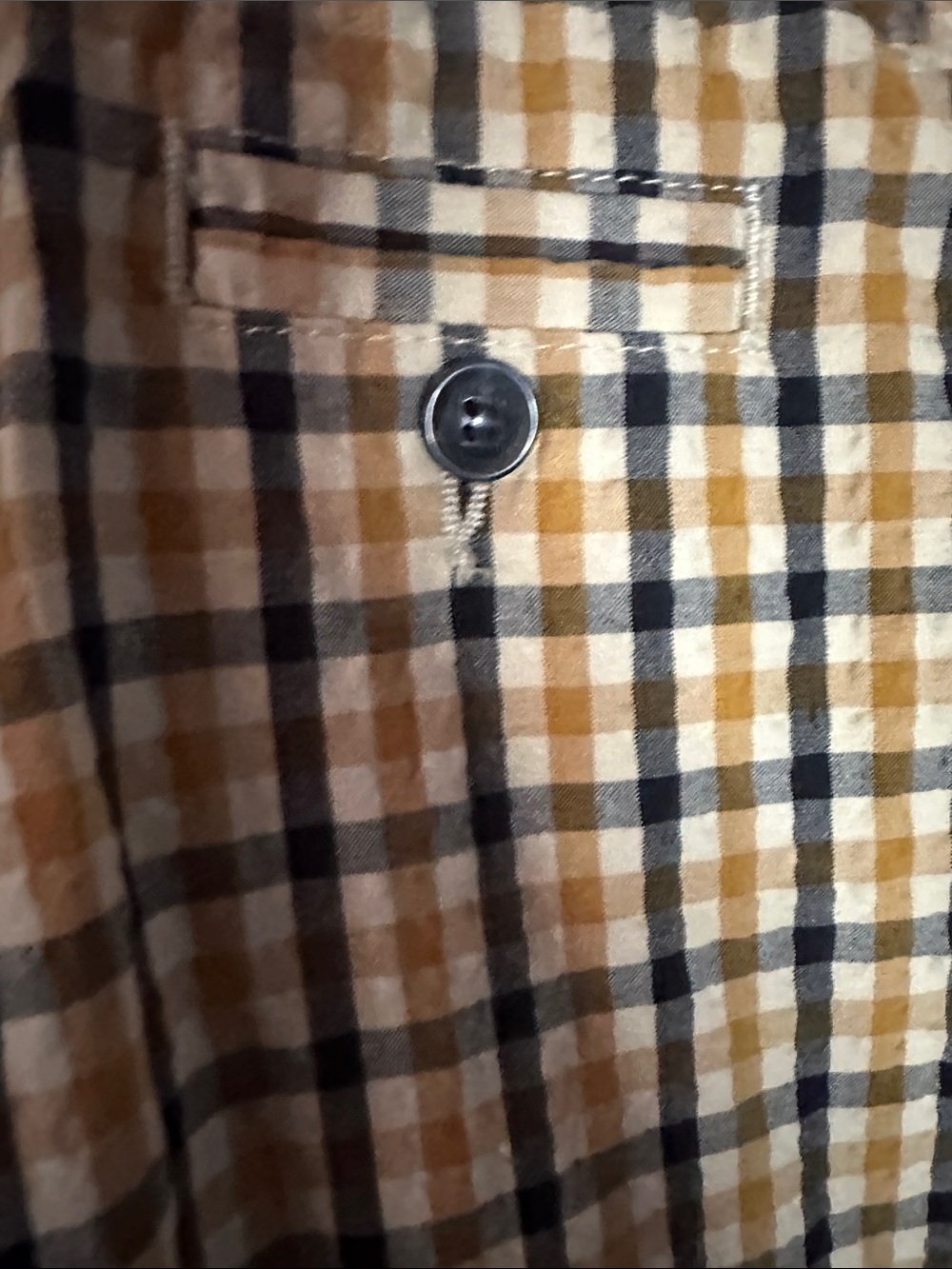 Maeve Checked Chinos in Mustard and Black - Picture 4 of 13